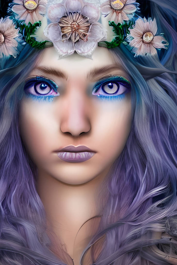 Flower Goddess by DigitalAlive on DeviantArt