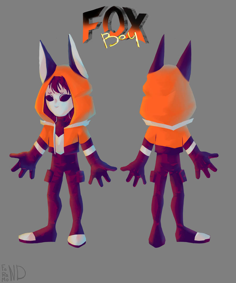 Fox Boy Layout foxboy game conceptart by FaramondArt on DeviantArt