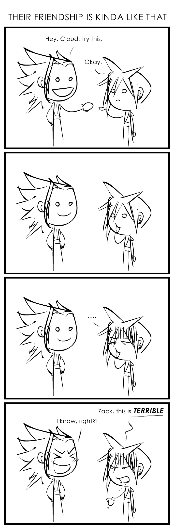 Zack and Cloud's Friendship