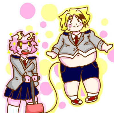 Body Inflation Mha My hero academia inflation by snowiimagic on DeviantArt