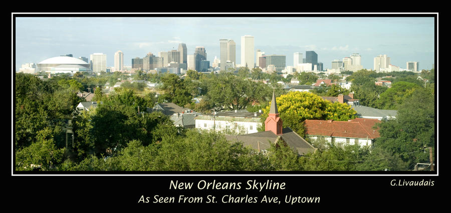 New Orleans Skyline by Kicks02