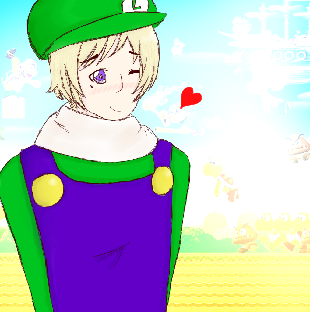 ivan in luigi's clothes?????