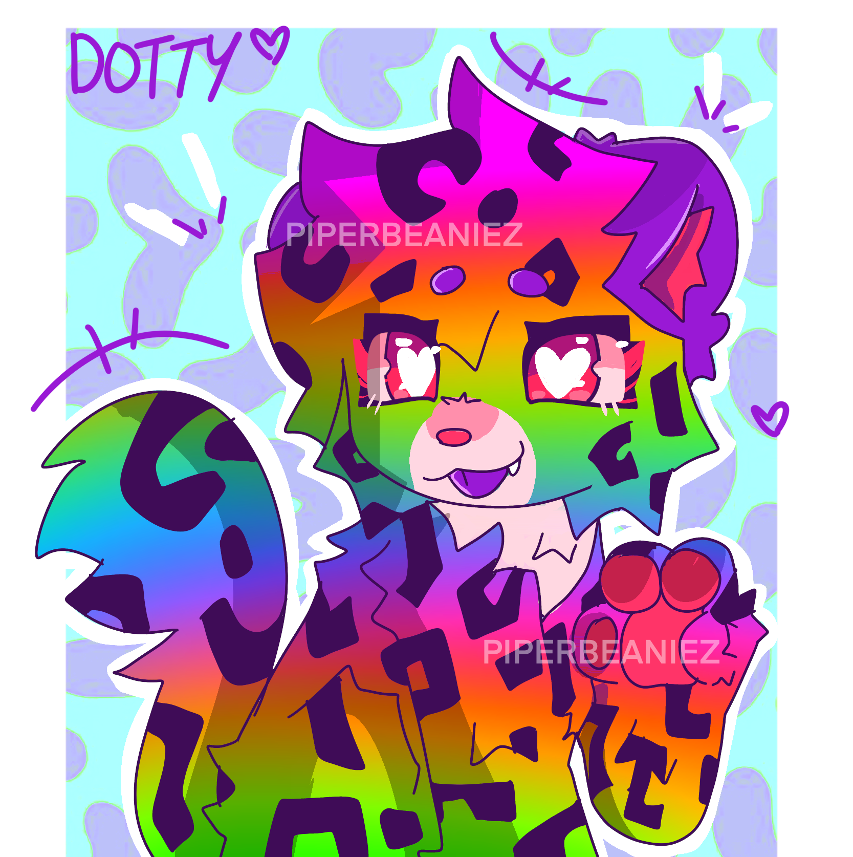 Beanie Boo Dotty The Leopard Art Pfp by piperbeaniez on DeviantArt