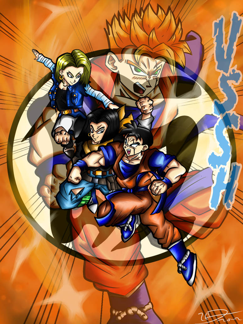 Future Gohan Vs The Androids By LiamCDunneArt On DeviantArt future-gohan-vs-the-androids-by-liamcdunneart-on-deviantart