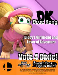 Dixie Kong for Smash 4