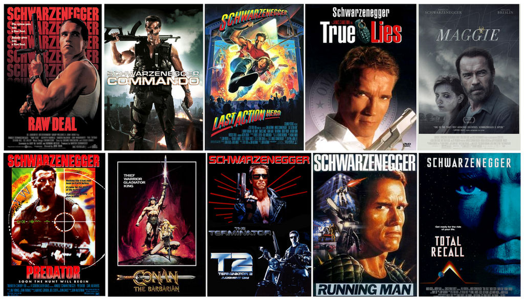 Top 10 Favorite Arnold Schwarzenegger Movies by killb94 on DeviantArt