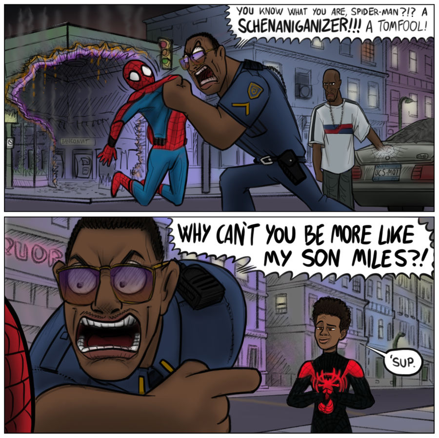 Cloudy with a Chance of Spider-Verse by killb94
