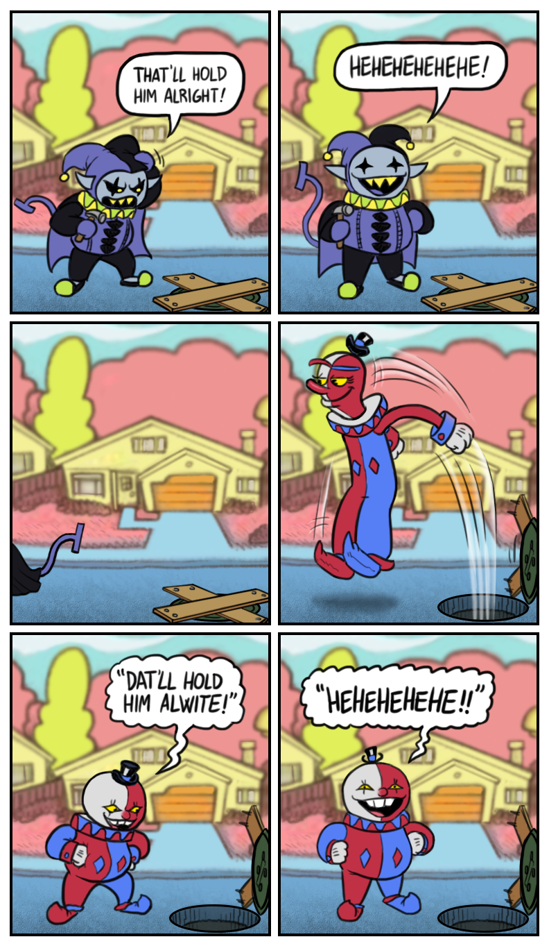 Jevil vs Beppi by killb94