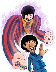 Cartoon Ringo Starr