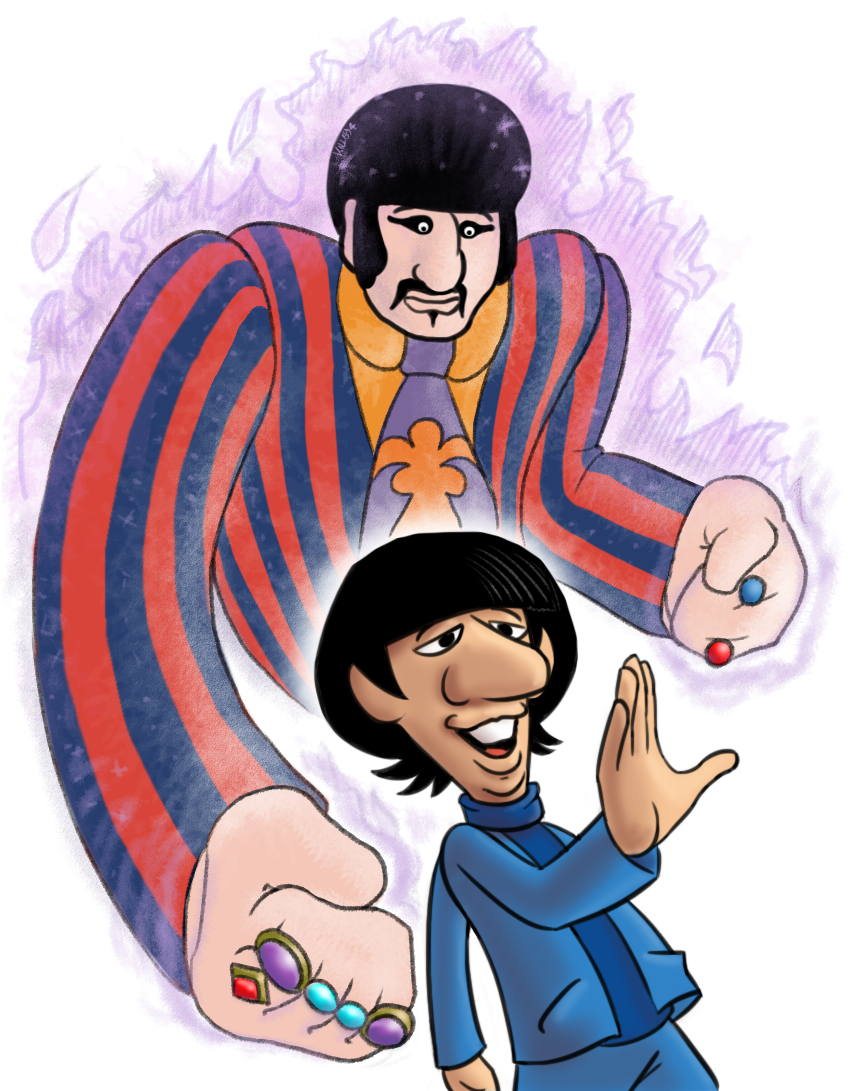 Cartoon Ringo Starr by killb94 on DeviantArt