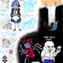 Dark World Muffet/Sans