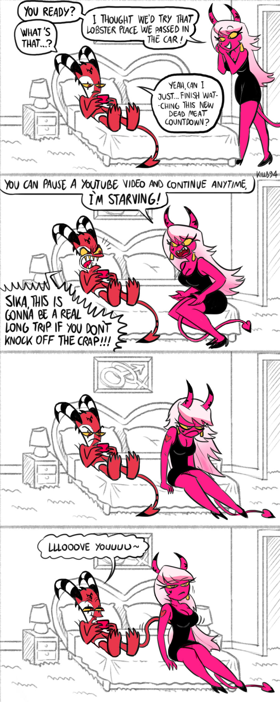 picture Helluva Boss Blitzo Death Comic blitzo verosika comic by killb94 on
