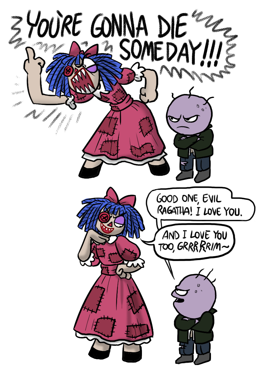 Grim x Evil Ragatha stuff by killb94 on DeviantArt