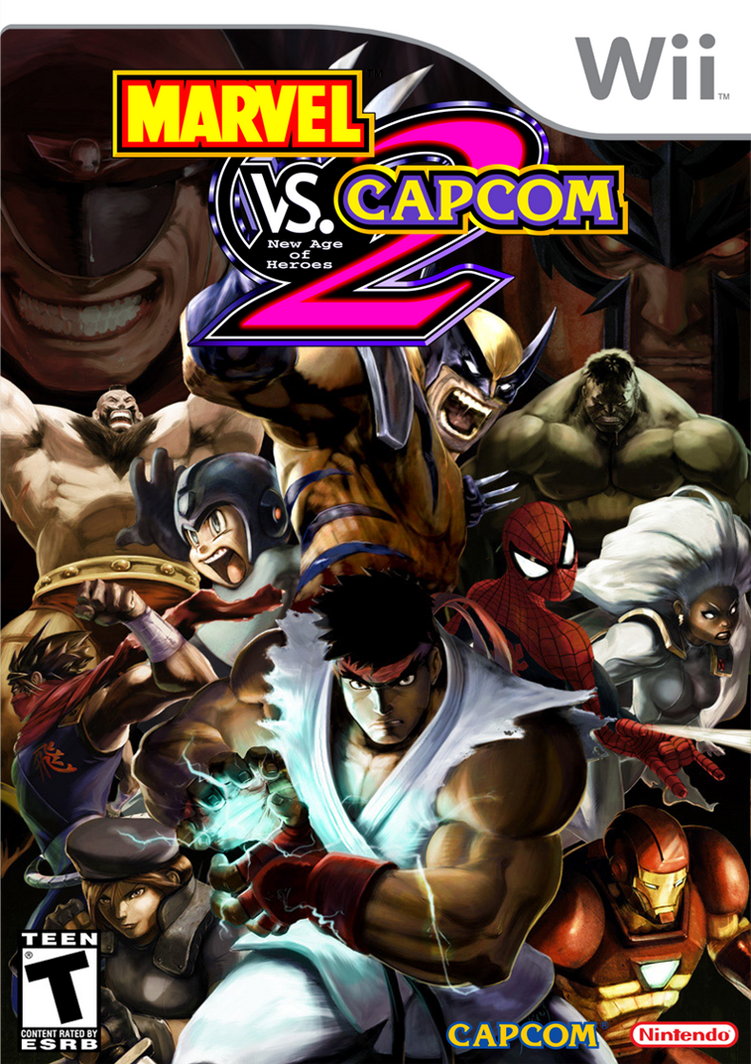 Marvel vs Capcom 2 for the wii by J0A061652 on DeviantArt