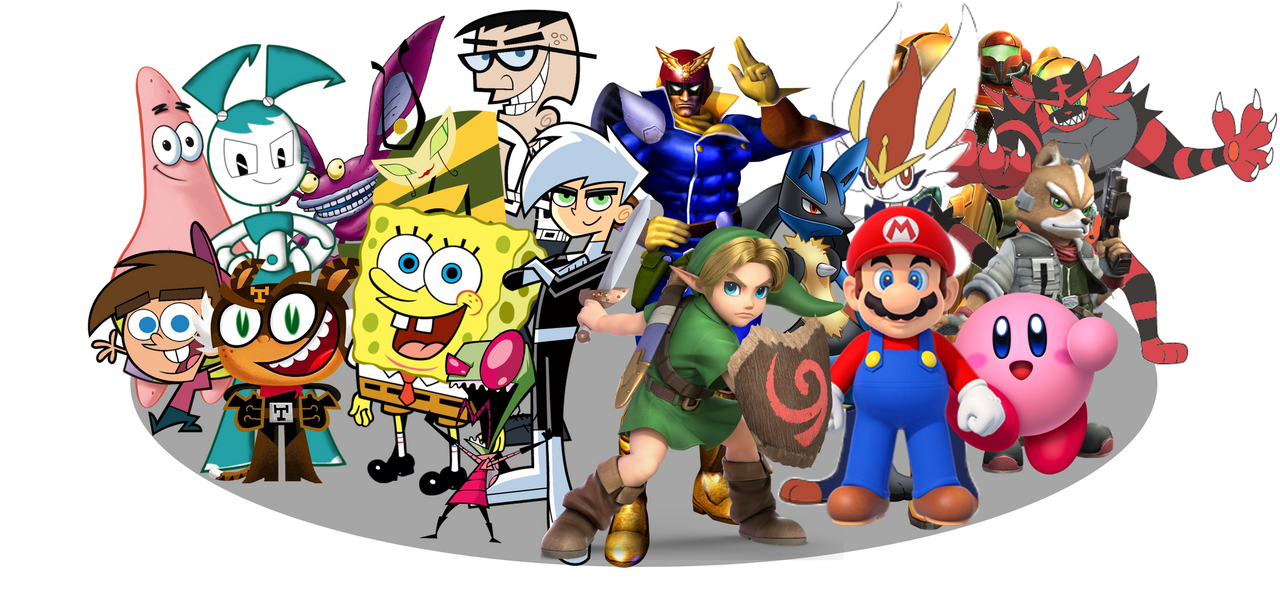 37 Roster Deviantart Nickeloden vs Nintendo Roster by J0A061652 on DeviantArt