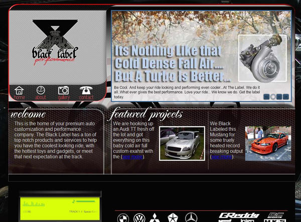 Black Label Racing Black Label Performance Web by sunrhythms on DeviantArt