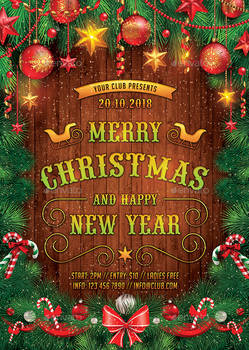 Christmas New Year Flyer