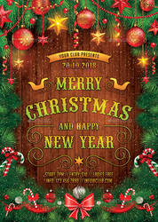 Christmas New Year Flyer