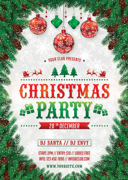 Christmas Party flyer