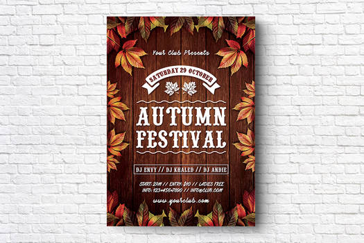 Autumn Fall Festival Flyer