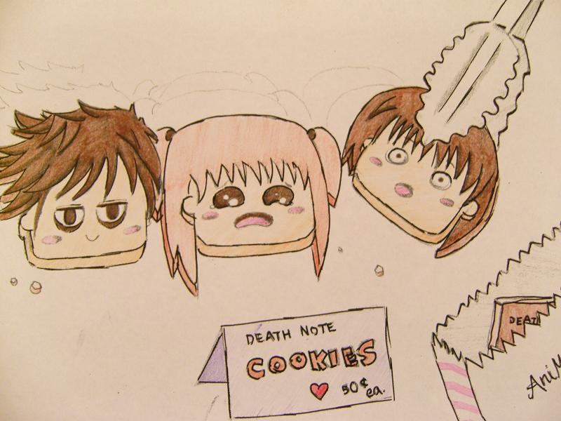 Macaroons Death Note Death Note Cookies. by gun-priest on DeviantArt
