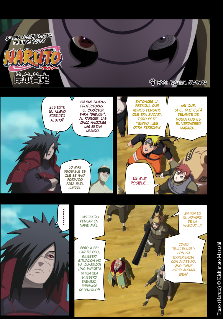 Naruto Manga 560 Page 01