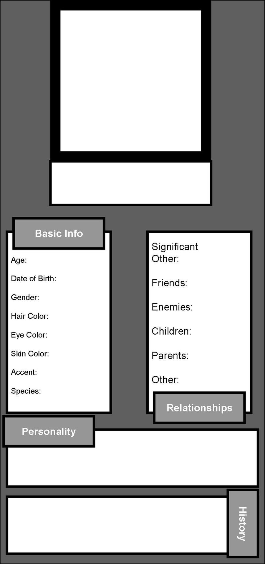 Blank OC Template by Leech333 on DeviantArt