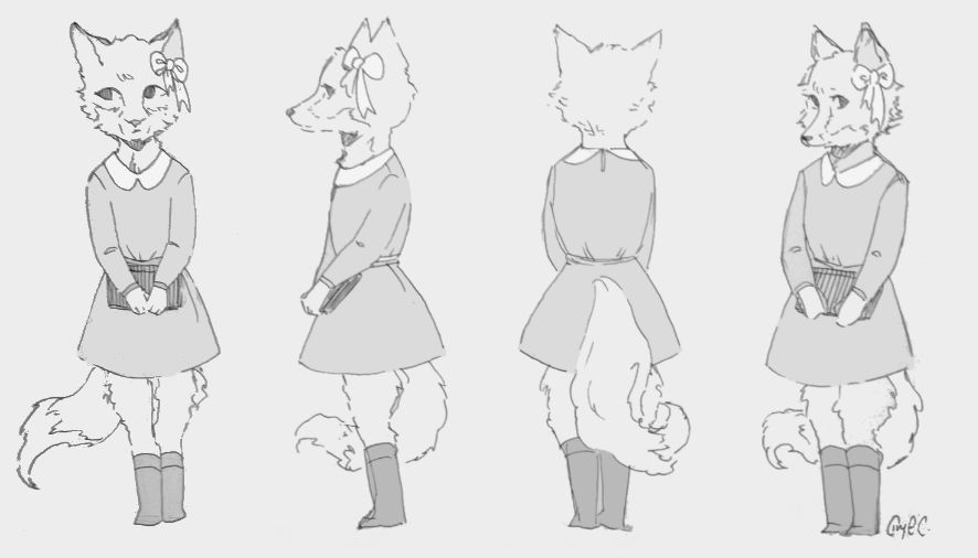 Fox Turnaround By ChangelingIVY On DeviantArt fox-turnaround-by-changelingivy-on-deviantart
