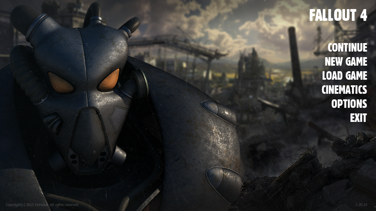 Fallout Lua Menu Fallout 4 Main Menu Concept by matamb3d on DeviantArt