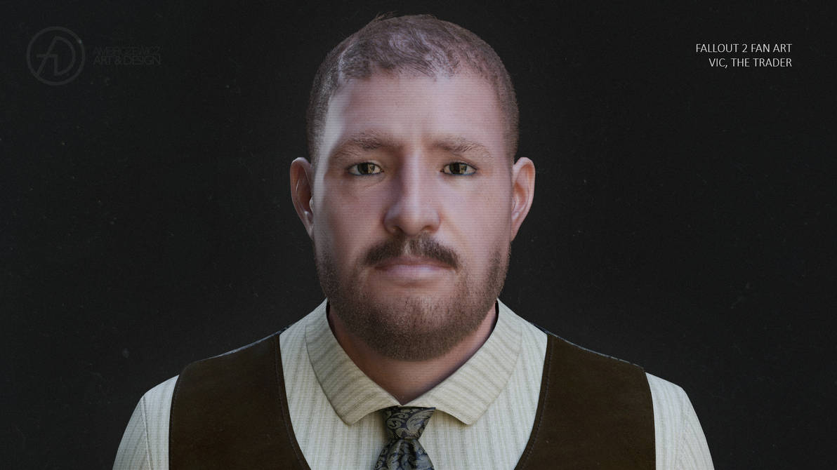 Vic Fallout Fallout 2 - Vic, the Trader by matamb3d on DeviantArt