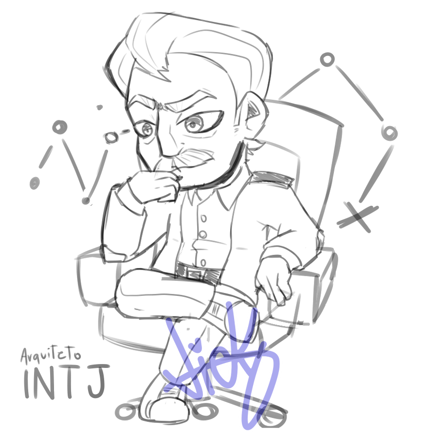 Architect couple ( INTJ ) - MBTI personalities by NatyceArt on DeviantArt