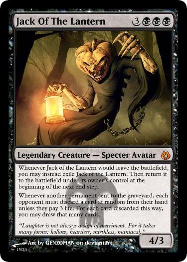 Jack of the lantern MtG card