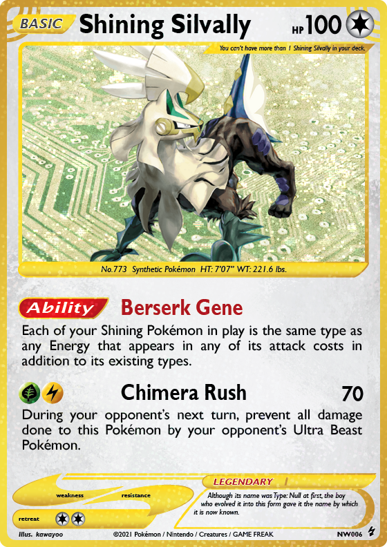 silvally pokemon card {093/081}Silvally If your opponent has no Benched Pokemon Pokemon Silvally V GOLD DISPLAY