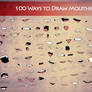 100 Ways To Draw Mouths
