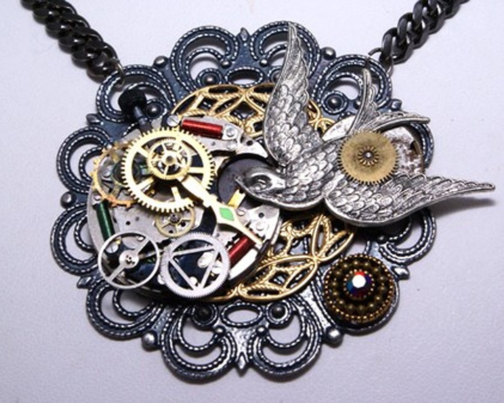 Gears of redemption necklace