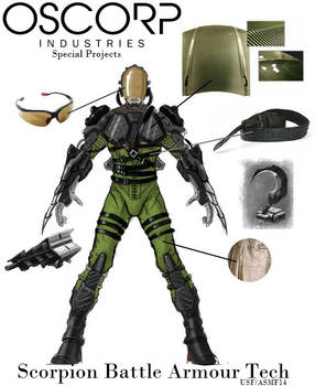 Oscorp Special Projects: Scorpion Battle Armour