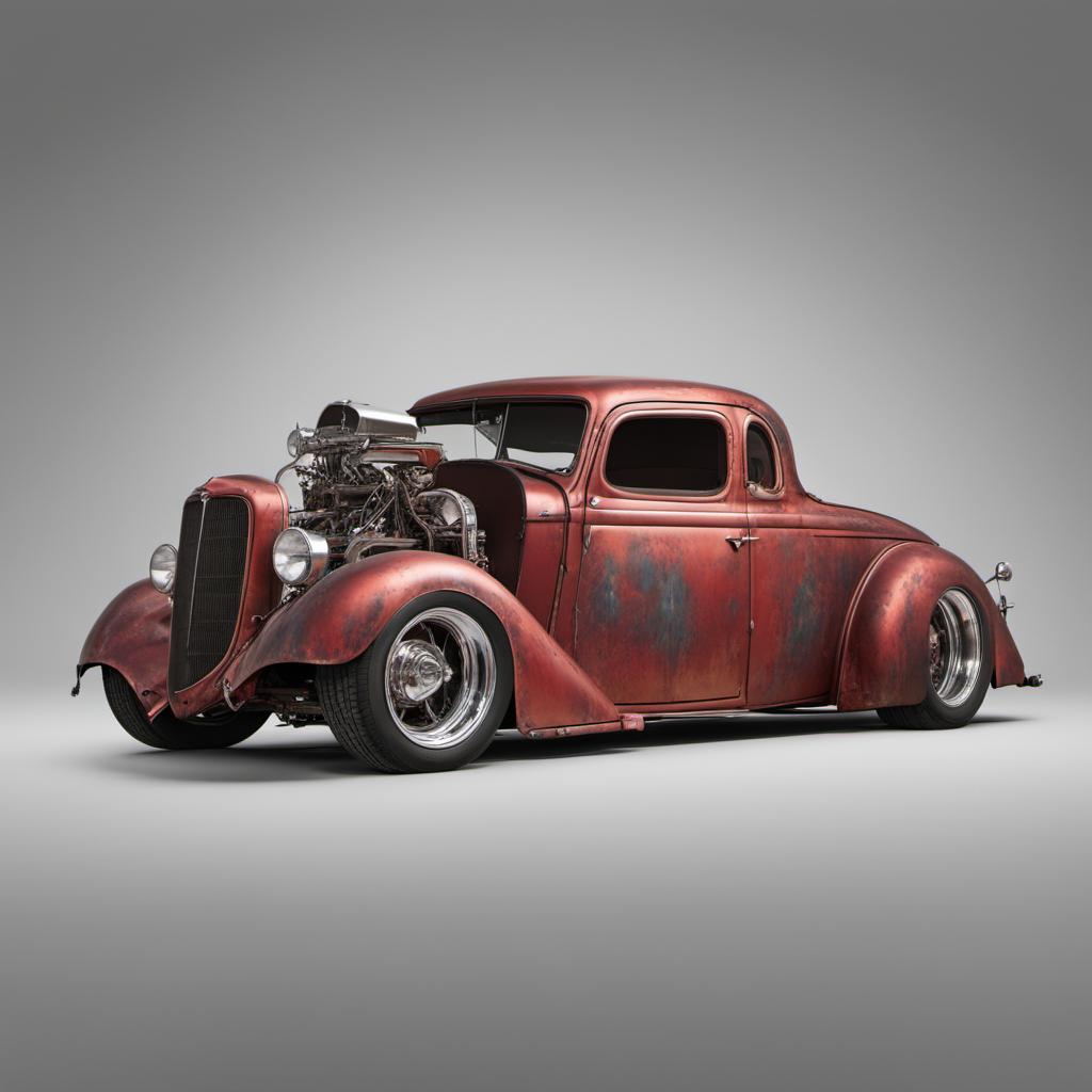 Car Transport Metalic Red Ratrod - Side Profile - by carlos62 on DeviantArt