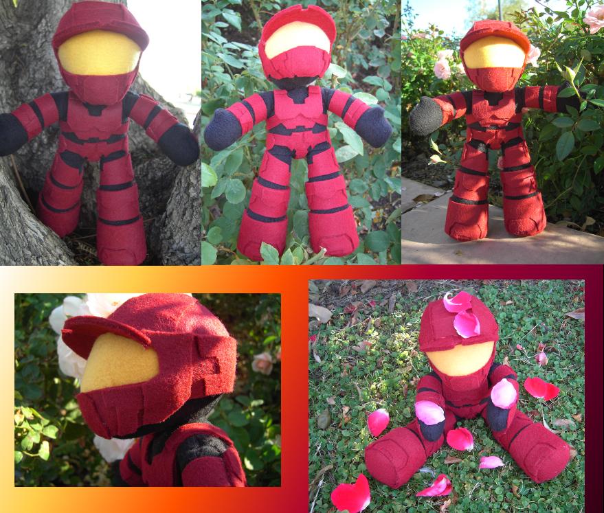 Halo Plush - Red vs Blue - Sarge