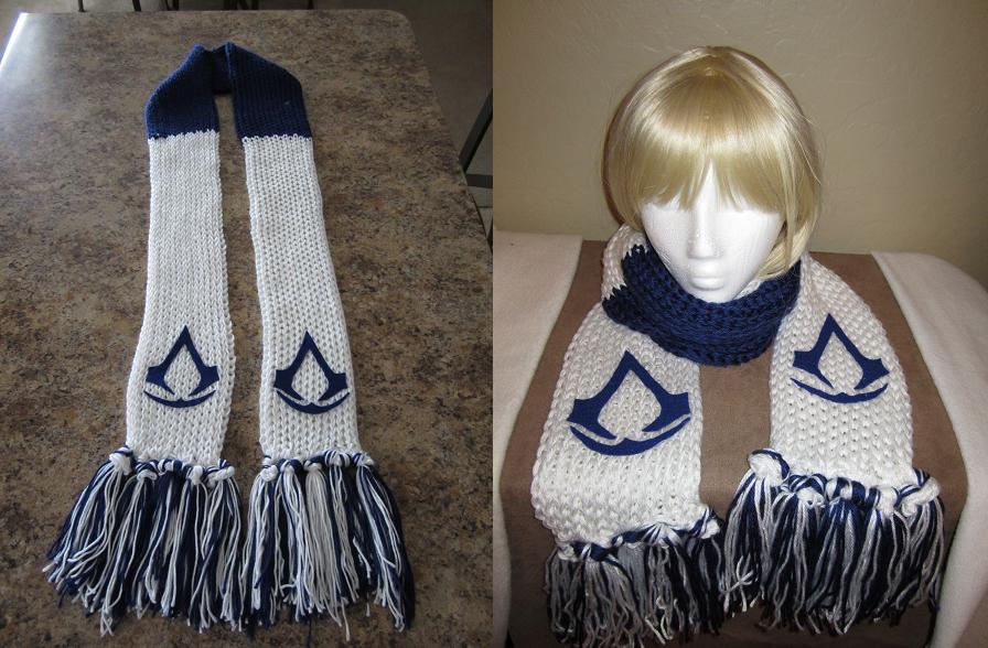 Blue Assassins Creed Scarf