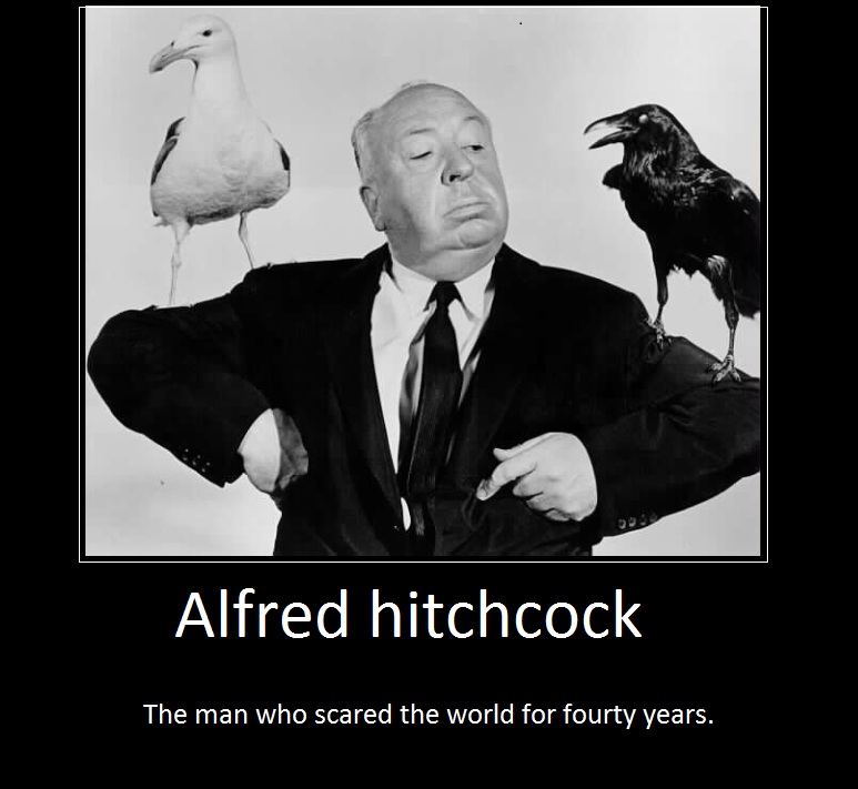 hitchcock poster