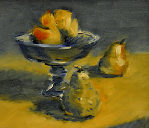 Pears in Bowl