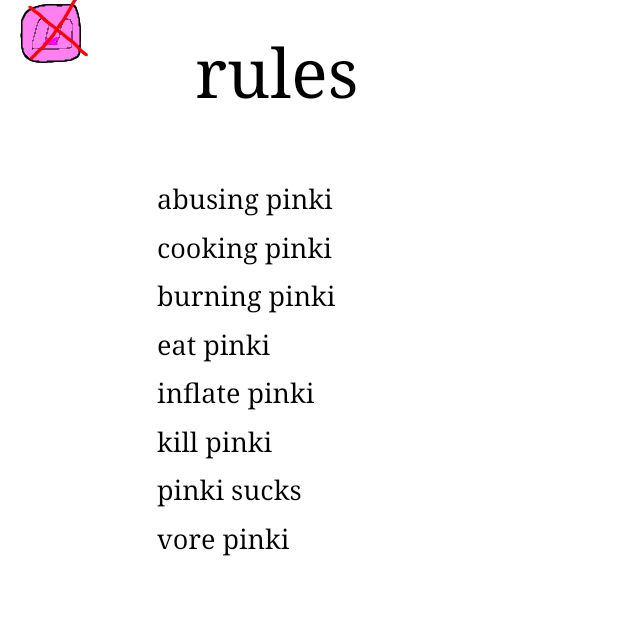 Pinki Rent Agreement Pinki rules by YoyoTheTagalogGuy on DeviantArt