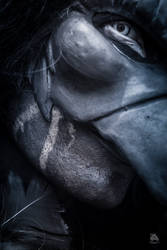 The Raven -closeup by Demonrat