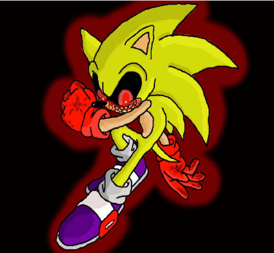Super Sonic.Exe by rollflasher on DeviantArt