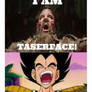 Vegeta laughs at Taserface