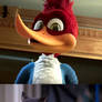 Salems reaction to Woody Woodpecker