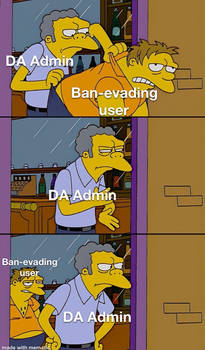 Ban-evading users in a nutshell