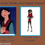 My favourite Disney characters