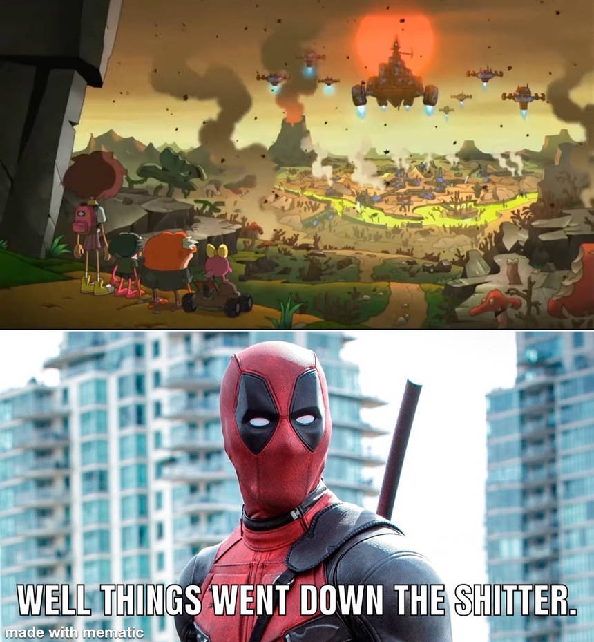 Amphibiaa Deadpool Deadpool reacts to the new Amphibia by Toa-Mando on DeviantArt