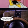 Salem about to hit Homer Simpson
